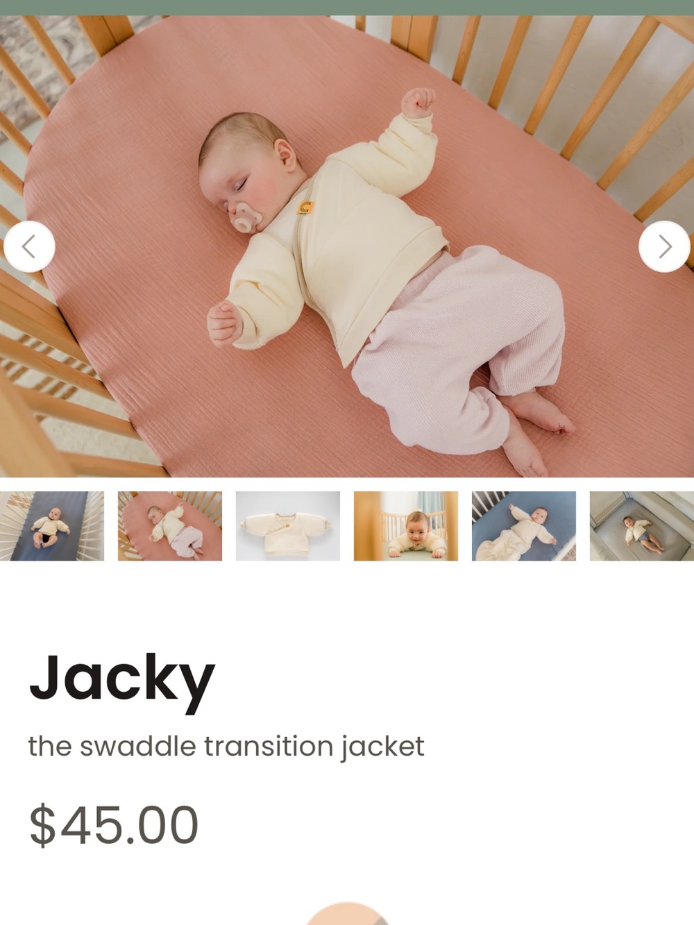 Taking Cara Babies Jacky transition jacket